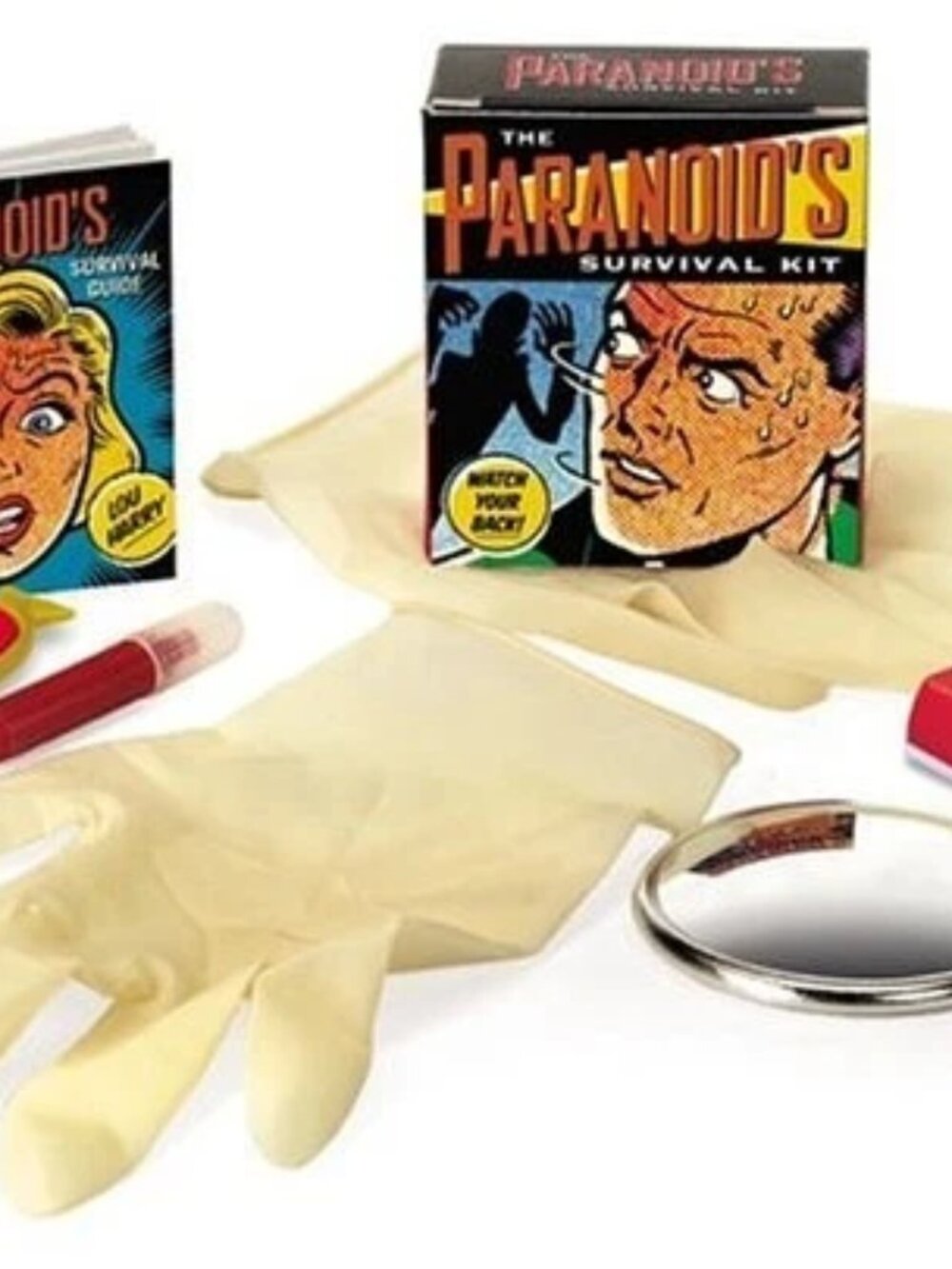 The Paranoid's Survival Kit: Watch Your Back Mini Kit by Lou Harry Mini Book